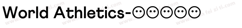 World Athletics字体转换